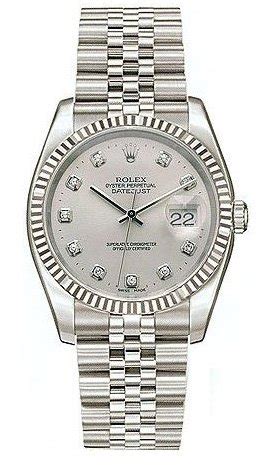 rolex datejust steine